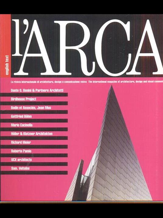 L' Arca n. 203 - copertina