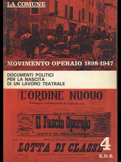 Movimento Operaio 1898-1947 - copertina