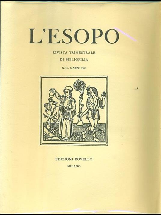 L' Esopo n. 13/marzo 1982 - copertina
