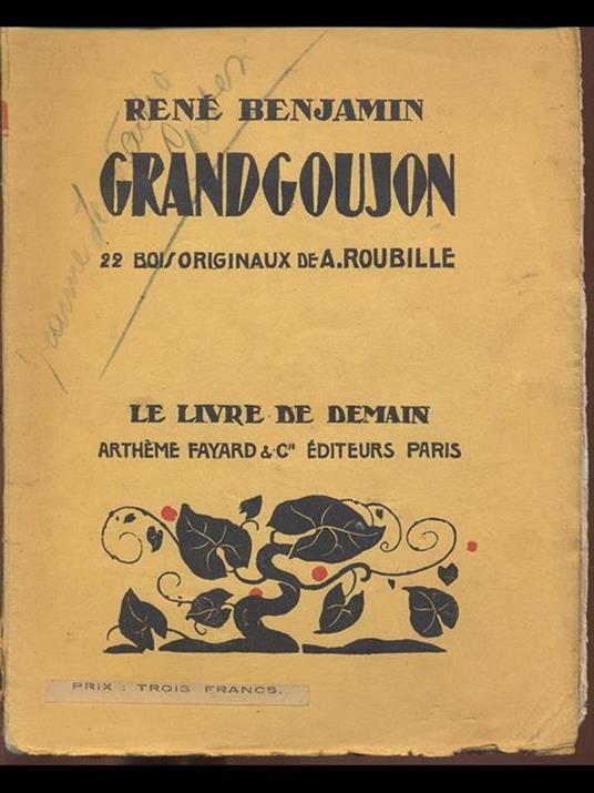 Grandgoujon - René Benjamin - copertina