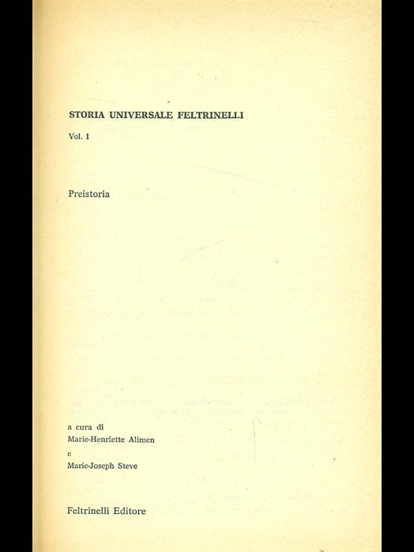 Preistoria