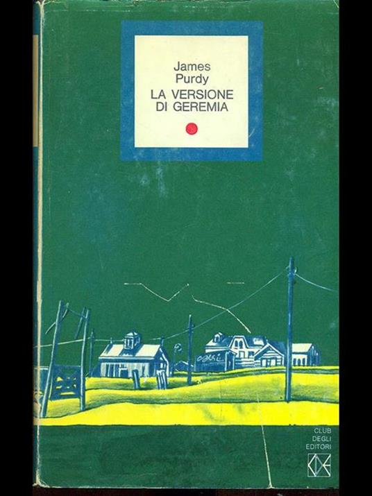 La versione di Geremia - James Purdy - copertina