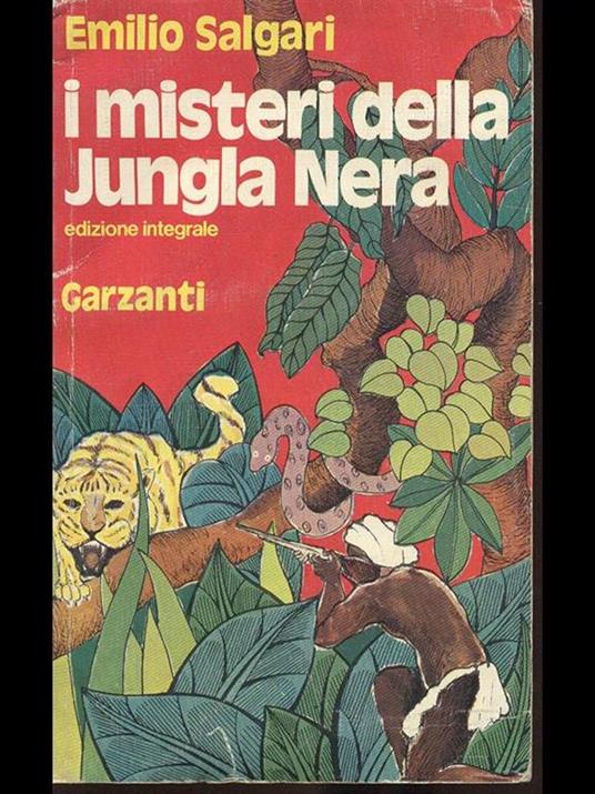I misteri della Jungla Nera - Emilio Salgari - copertina