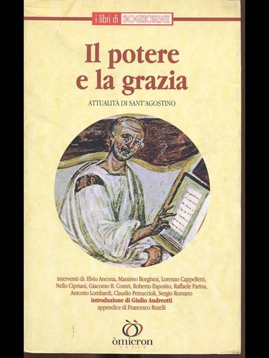 Il potere e la grazia - copertina