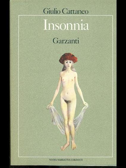 Insonnia - Giulio Cattaneo - copertina