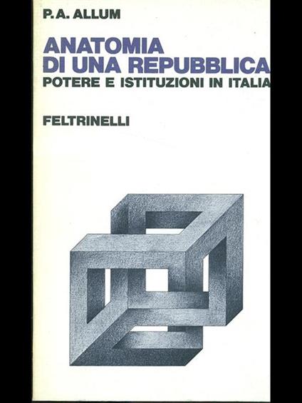 Anatomia di una repubblica - P. A. Pallum - copertina