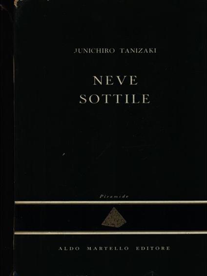 Neve sottile - Junichiro Tanizaki - copertina