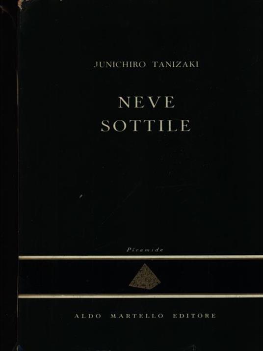 Neve sottile - Junichiro Tanizaki - copertina