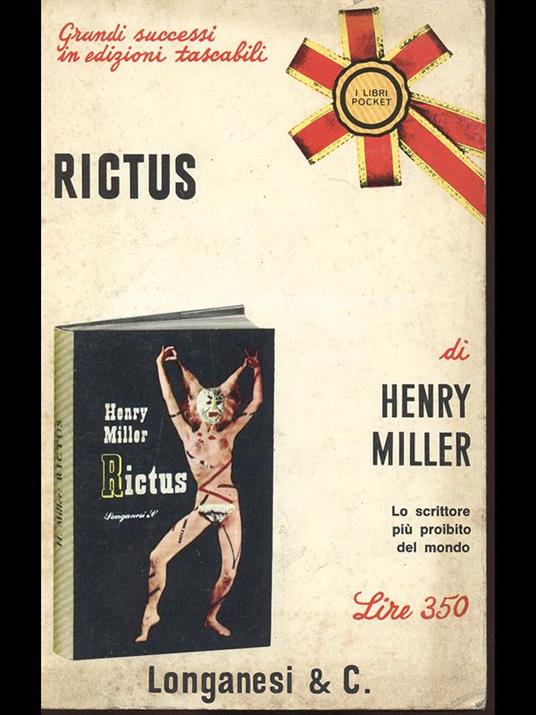 Rictus - Henry Miller - copertina
