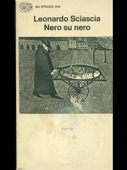 Nero su nero - Leonardo Sciascia - copertina