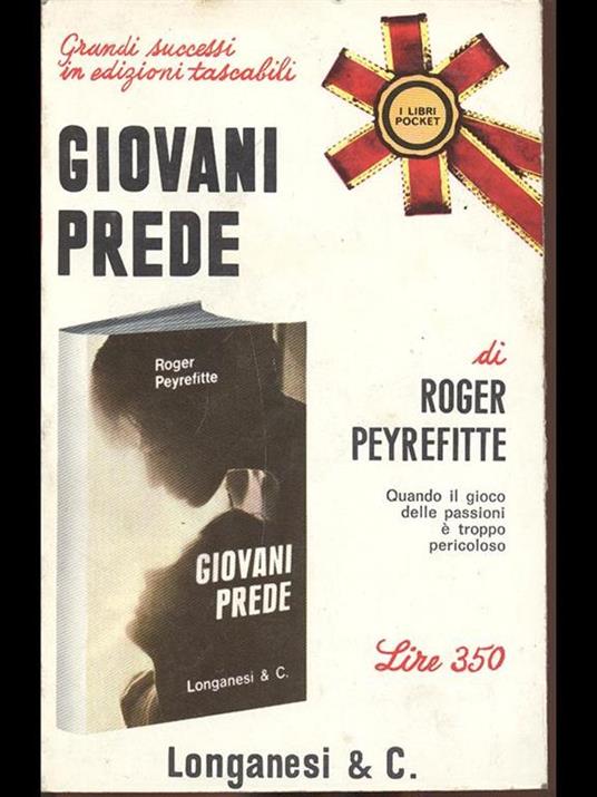 Giovani Prede - Roger Peyrefitte - copertina