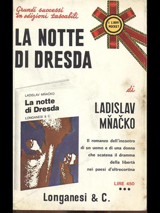 La notte di Dresda - Ladislav Mnacko - copertina