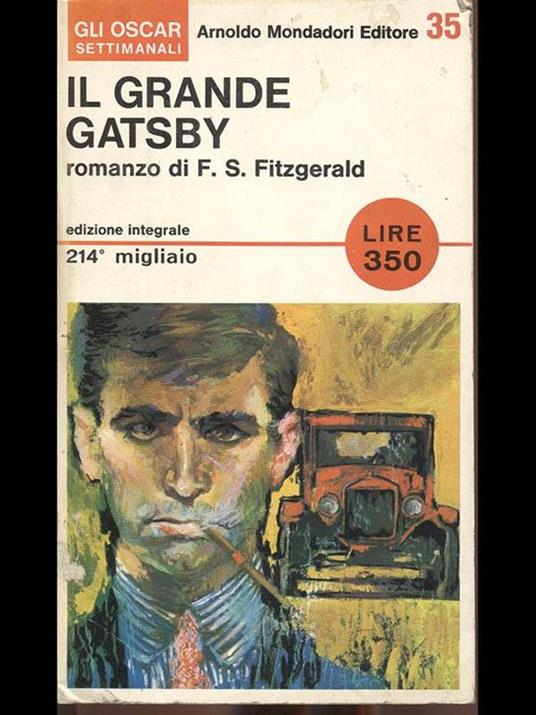 Il grande Gatsby - Francis Scott Fitzgerald - copertina