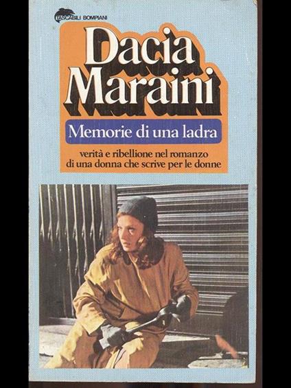 Memorie di una ladra - Dacia Maraini - copertina
