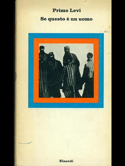 Se questo é un uomo - Primo Levi - copertina