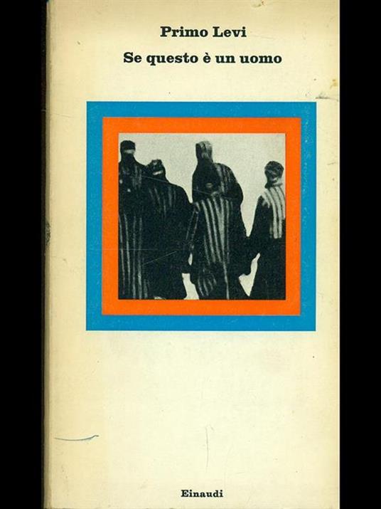 Se questo é un uomo - Primo Levi - copertina