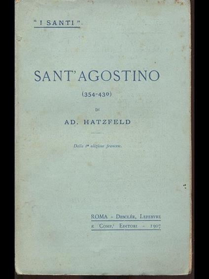 Sant'Agostino (354-430) - copertina