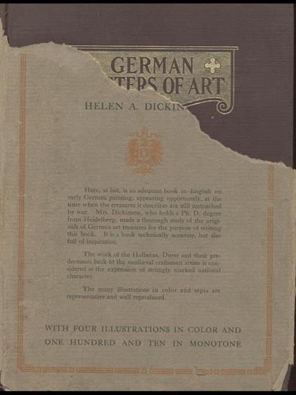 German Masters of Art - copertina