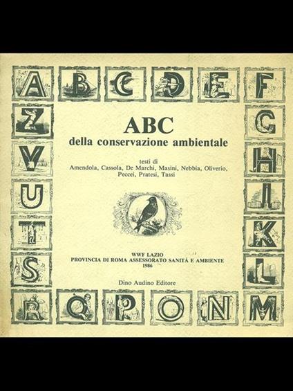ABC della conservazione ambientale - copertina