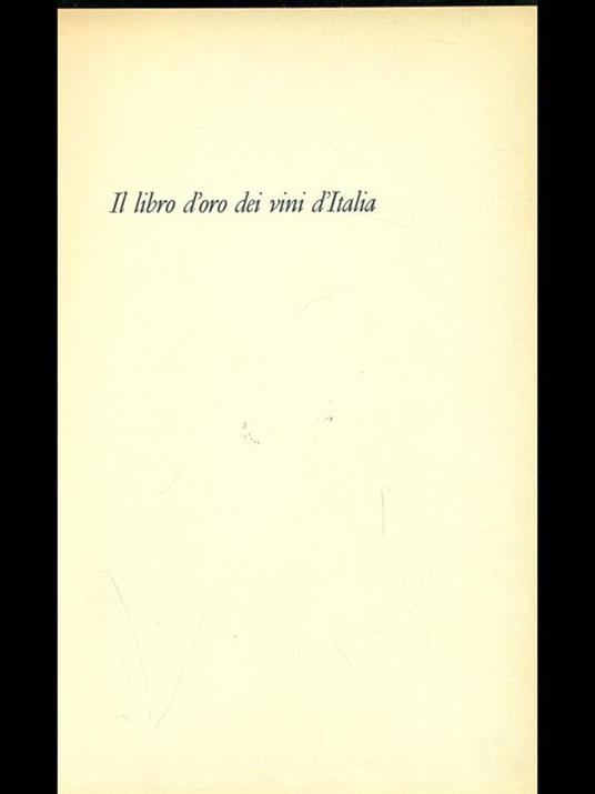 Il libro d'oro dei vini d'Italia - Cyril Ray - copertina