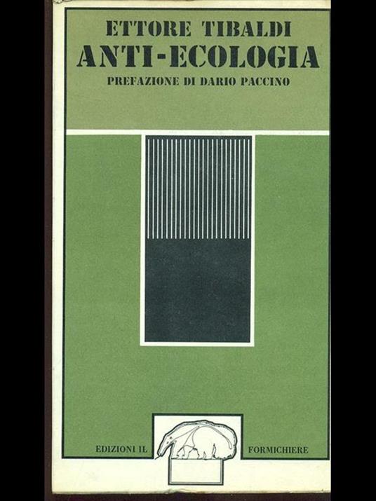 Anti-ecologia - copertina