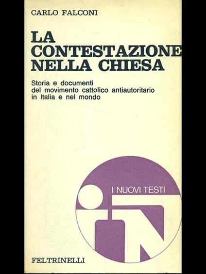 La contestazione nella Chiesa - Carlo Falconi - copertina