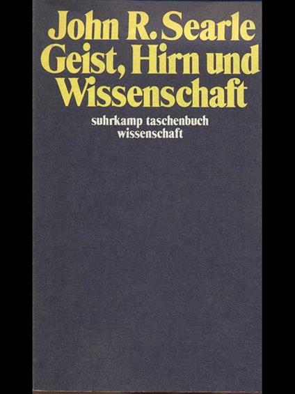 Geist, Hirn und Wissenschaft - John R. Talbott - copertina