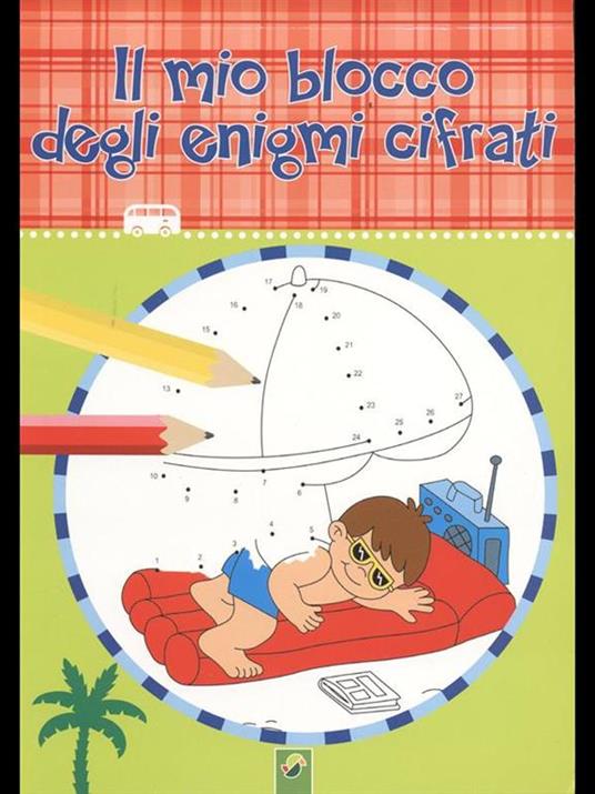 Il mio blocco degli enigmi cifrati - copertina
