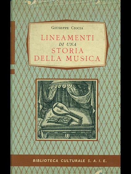 Lineamenti di una storia della musica - copertina