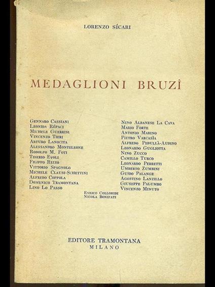 Medaglioni bruzì - Lorenzo Sicari - copertina