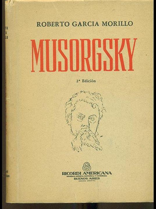 Musorgsky - Roberto Garcia Morillo - copertina