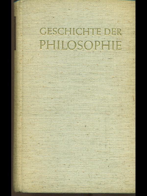 Geschichte der philosophie