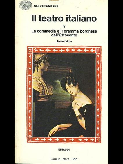 Il teatro italiano - copertina