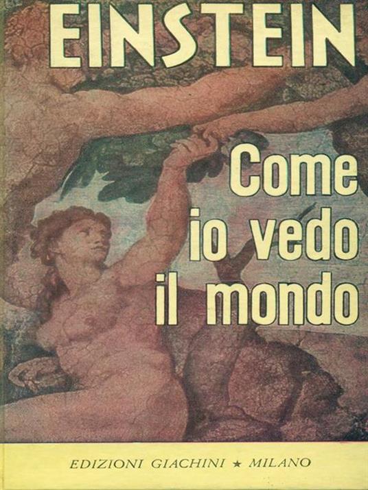 Come io vedo il mondo - Albert Einstein - copertina