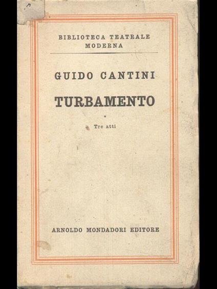 Turbamento - Cantini Guido - copertina
