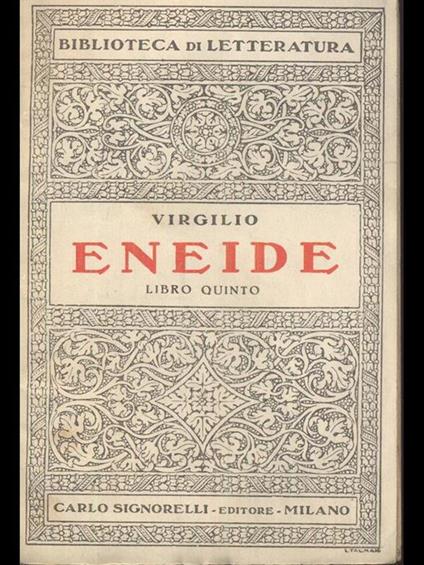 Eneide - Publio Virgilio Marone - copertina