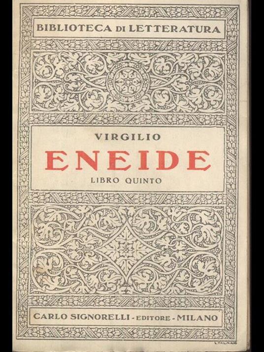 Eneide - Publio Virgilio Marone - copertina