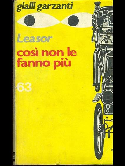 Così non le fanno più - James Leasor - copertina