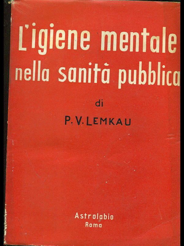 L' igiene mentale nella sanità pubblica