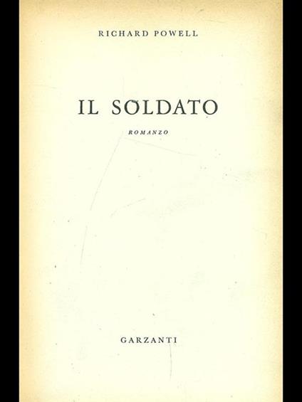 Il soldato - Richard Powell - copertina