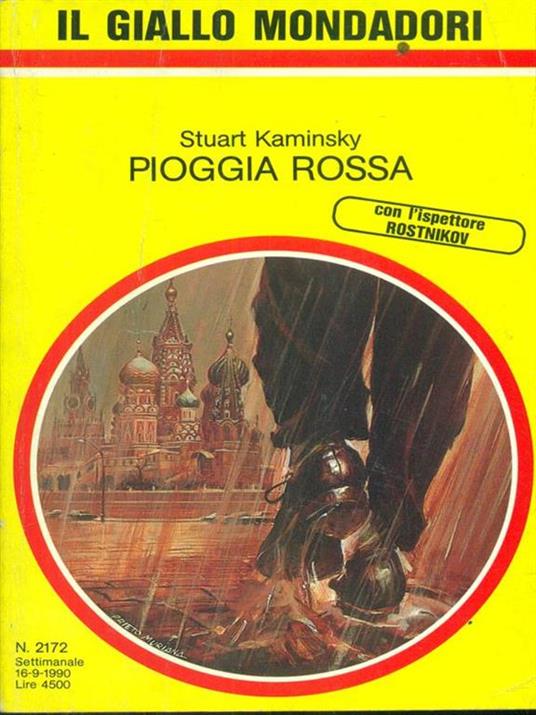 Pioggia rossa - Stuart M. Kaminsky - copertina