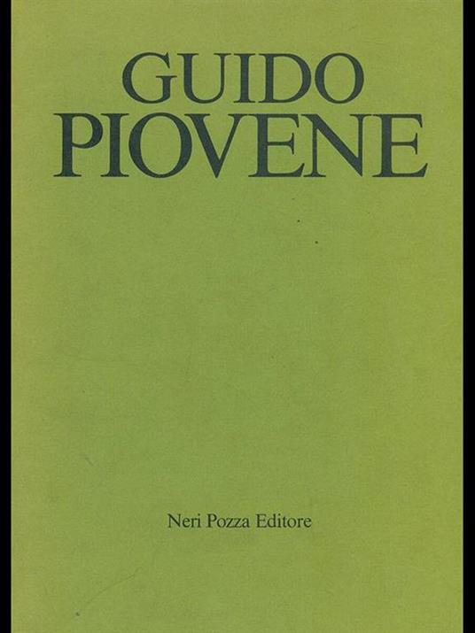 Guido Piovene - copertina