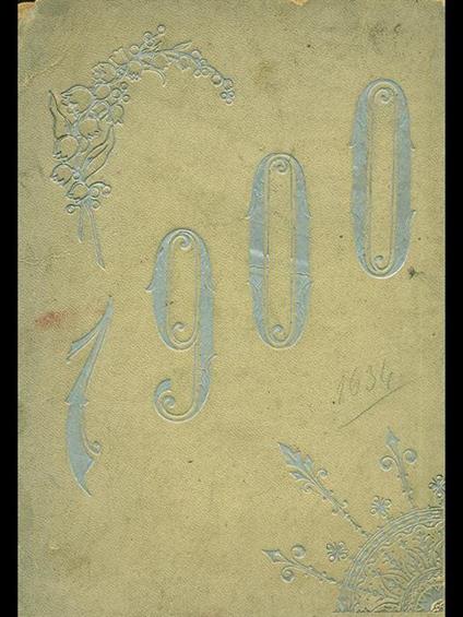 Calndario 1900 - copertina