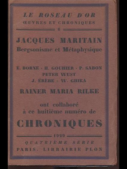 Huitieme numero de chroniques - copertina