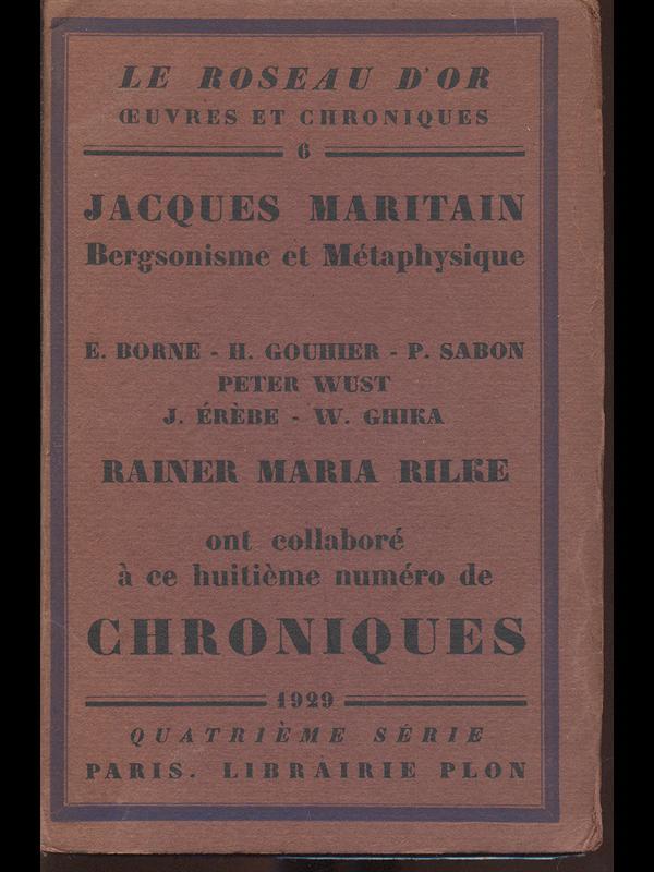 Huitieme numero de chroniques