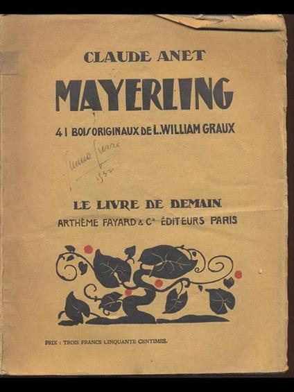 Mayerling - copertina