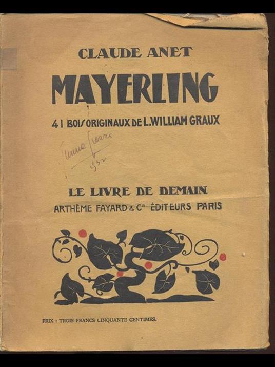 Mayerling - copertina