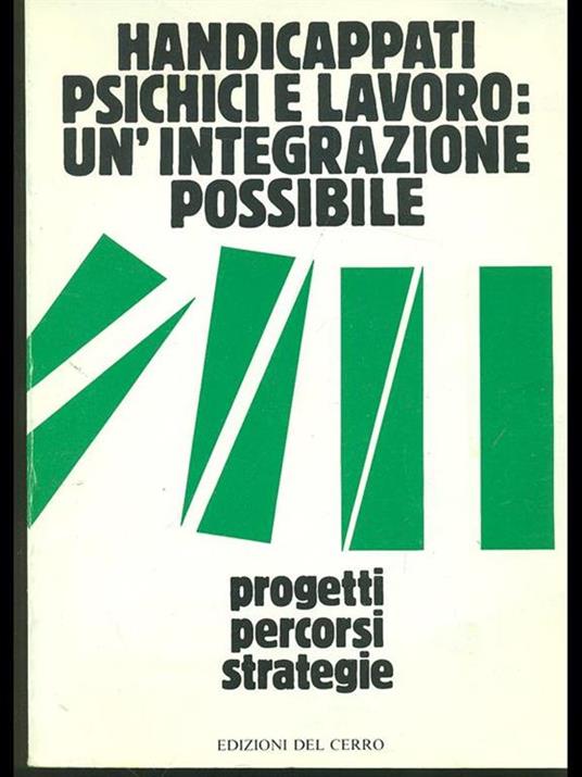 Handicappati psichici e lavoro: un0integrazione possibile - copertina