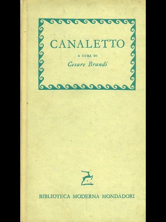 Canaletto - Cesare Brandi - copertina
