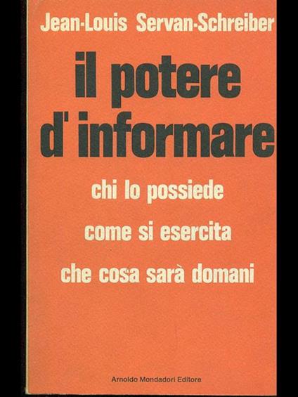 Il potere di informare - copertina